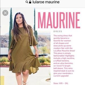 LuLaRoe black dress Maureen